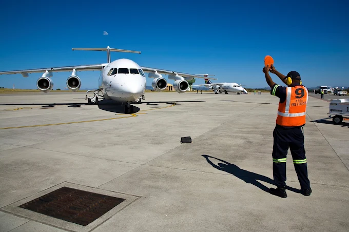Kruger Mpumalanga International Airport plane landing